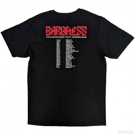 Baroness: Unisex T-Shirt: Lightwing (Black) (Back Print) (Small)