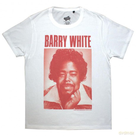 Barry White: Unisex T-Shirt: Box Photo (White) (X-Large)
