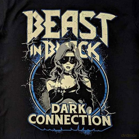 Beast In Black: Beast in Black Unisex T-Shirt: Dark Connection Girl (Black) (Back Print) (Small)