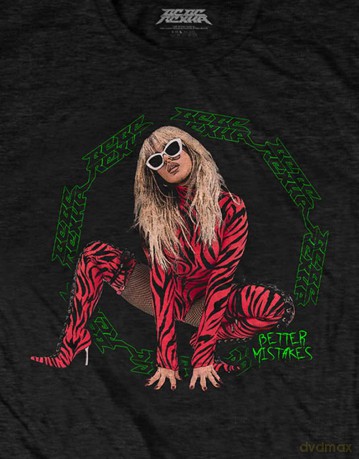 Bebe Rexha: Unisex T-Shirt: Better Mistakes (Black) (Medium)