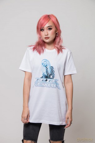 Bebe Rexha: Unisex T-Shirt: Silver Logo (White) (X-Large)