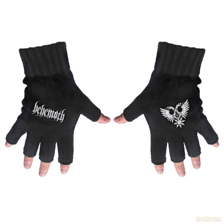 Behemoth: Unisex Fingerless Gloves: Logo (Black)