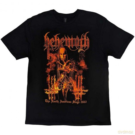 Behemoth: Unisex T-Shirt: North American Tour '22 Puppet Master (Black) (Back Print) (Medium)