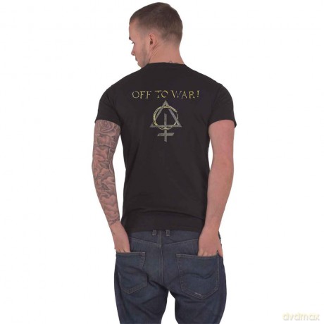 Behemoth: Unisex T-Shirt: Off To War! (Black) (Back Print) (Large)