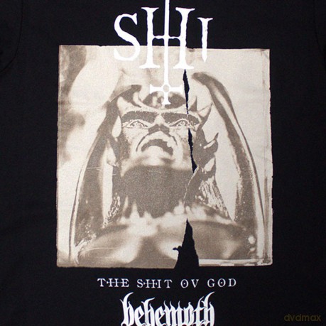 Behemoth: Unisex T-Shirt: The Shit Ov God Parchment (Black) (Back Print) (X-Large)