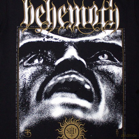 Behemoth: Unisex T-Shirt: The Shit Ov God Reign In Hell (Black) (Back Print) (Small)