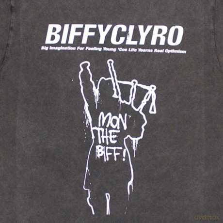 Biffy Clyro: Unisex Stone Wash T-Shirt: Big Imagination (Charcoal Grey) (Small)