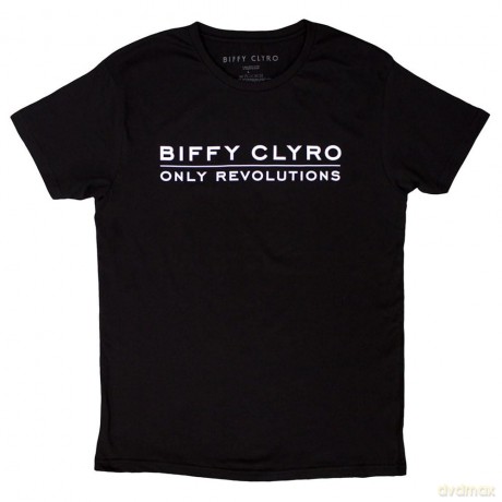 Biffy Clyro: Unisex T-Shirt: Only Revolutions (Black) (X-Large)