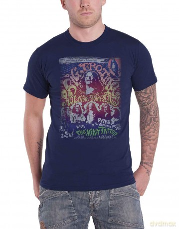 Big Brother & The Holding Company: Unisex T-Shirt: Selland Arena (Navy Blue) (Large)