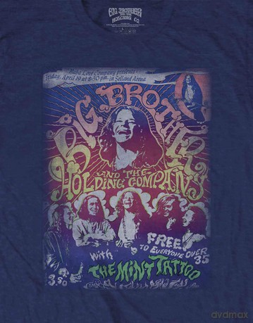 Big Brother & The Holding Company: Unisex T-Shirt: Selland Arena (Navy Blue) (Medium)