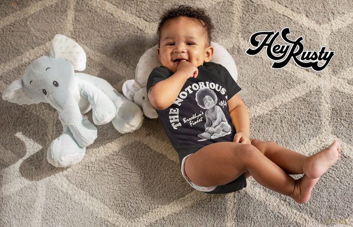 Biggie Smalls: Kids Baby Grow: Baby (Black) (18-24 Months)