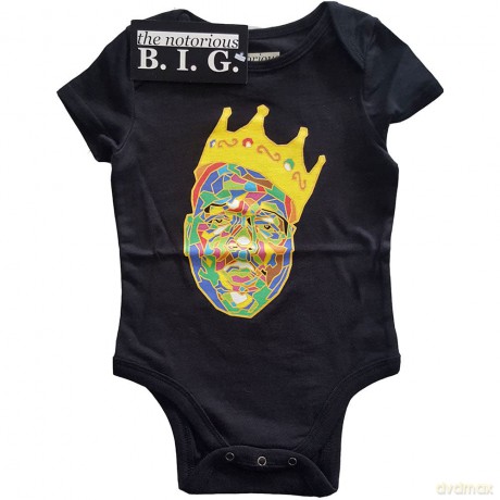 Biggie Smalls: Kids Baby Grow: Crown (Black) (12-18 Months)