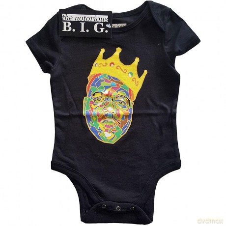 Biggie Smalls: Kids Baby Grow: Crown (Black) (18-24 Months)