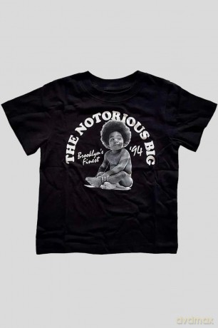 Biggie Smalls: Kids Toddler T-Shirt: Baby (Black) (2 Years)