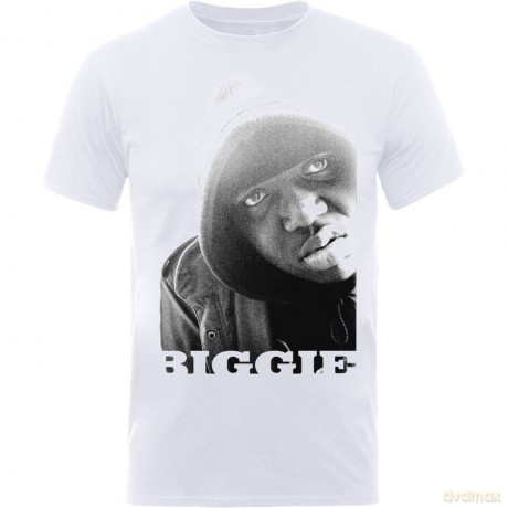 Biggie Smalls: Men's Tee: B&W Portrait (XX-Large)