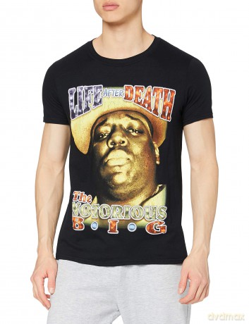 Biggie: Smalls Men's Tee: Life After Death (Back Print) (Small)