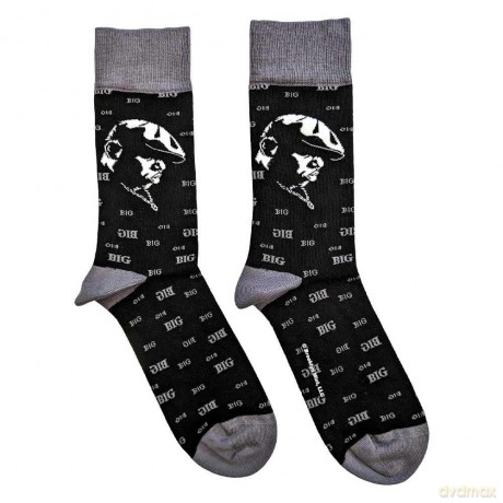 Biggie Smalls: Unisex Ankle Socks: Side Portrait (Black) (UK Size 7 - 11)