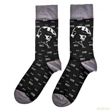 Biggie Smalls: Unisex Ankle Socks: Side Portrait (Black) (UK Size 7 - 11)