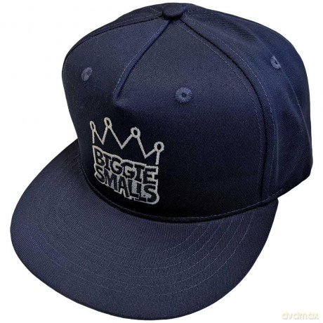 Biggie Smalls: Unisex Snapback Cap: Crown Logo (Navy Blue)