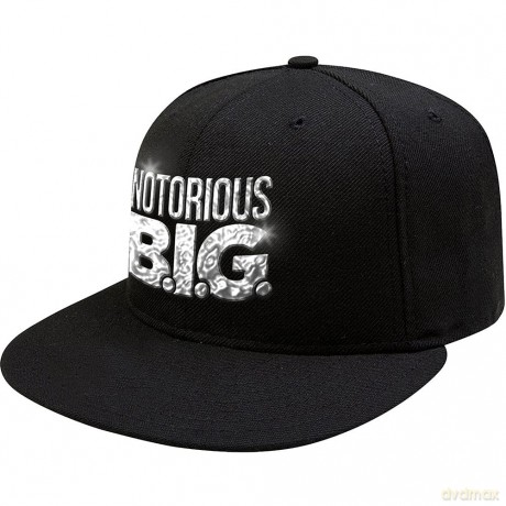 Biggie Smalls: Unisex Snapback Cap: Sonic Silver Logo (Black)