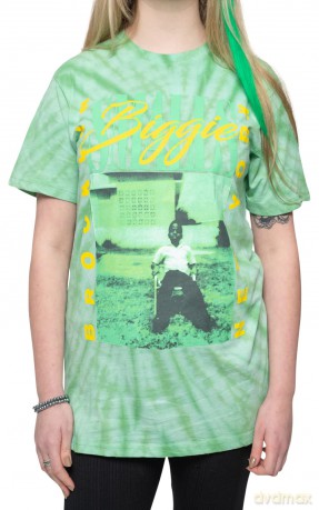 Biggie Smalls: Unisex T-Shirt: 90's New York City (Green) (Wash Collection) (XX-Large)