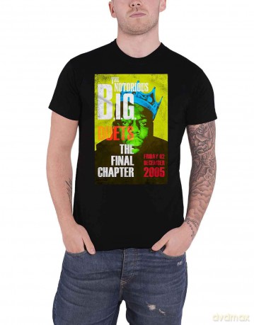 Biggie Smalls: Unisex T-Shirt: Final Chapter (Black) (XX-Large)