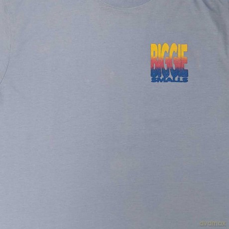 Biggie Smalls: Unisex T-Shirt: Halftone Biggie (Purple) (Back Print) (XX-Large)