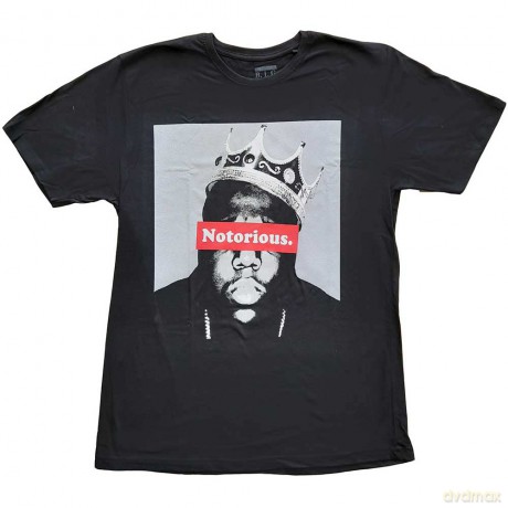 Biggie Smalls: Unisex T-Shirt: Notorious (Black) (Large)