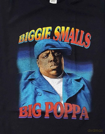 Biggie Smalls: Unisex T-Shirt: Poppa (Black) (Medium)