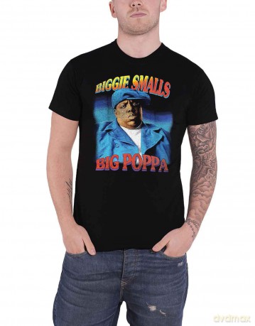 Biggie Smalls: Unisex T-Shirt: Poppa (Black) (X-Large)