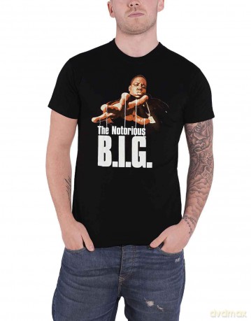 Biggie Smalls: Unisex T-Shirt: Reachstrings (Black) (Medium)