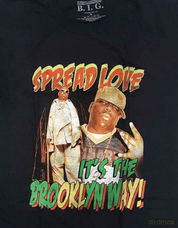 Biggie Smalls: Unisex T-Shirt: Spread The Love (Black) (Medium)