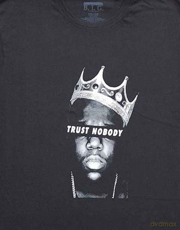 Biggie Smalls: Unisex T-Shirt: Trust Nobody (Black) (Small)