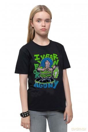 Billie Eilish: Kids T-Shirt: Agony (Black) (3-4 Years)