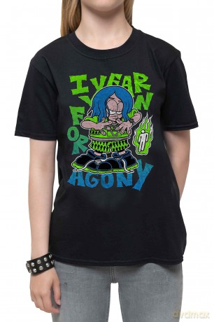Billie Eilish: Kids T-Shirt: Agony (Black) (5-6 Years)