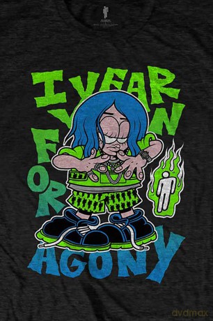 Billie Eilish: Kids T-Shirt: Agony (Black) (7-8 Years)