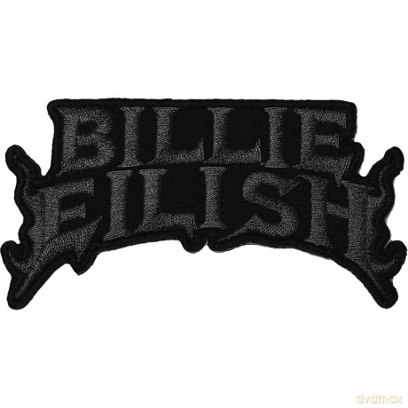 Billie Eilish: Standard Patch: Flame Black (Black)