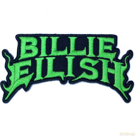Billie Eilish: Standard Patch: Flame Green (Green)