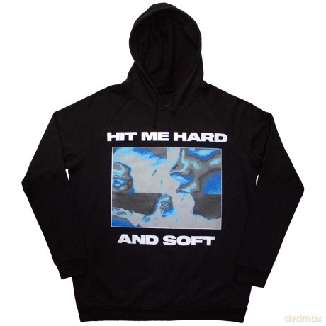 Billie Eilish: Unisex Pullover Hoodie: Hit Me Hard And Soft Negative (Black) (XX-Large)