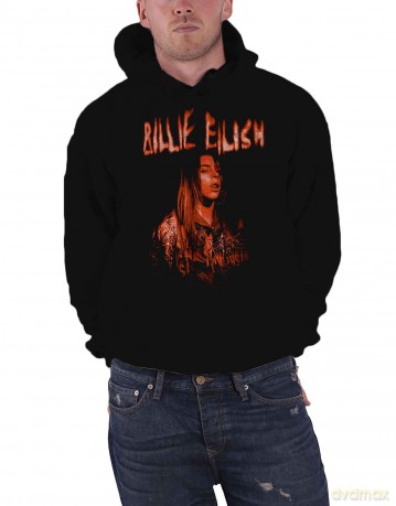 Billie Eilish: Unisex Pullover Hoodie: Spooky Logo (Black) (XX-Large)