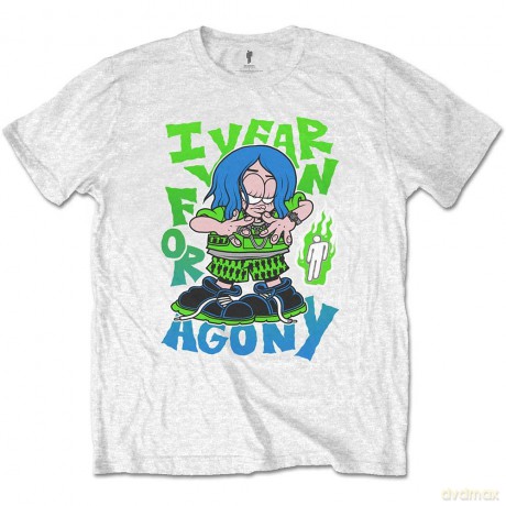 Billie Eilish: Unisex T-Shirt: Agony (White) (X-Large)