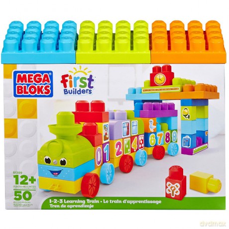MEGA BLOKS 123 Pociąg [ZABAWKA]