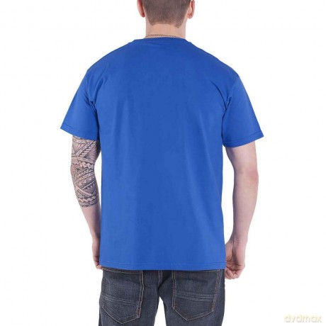 Billie Eilish: Unisex T-Shirt: Anime Drink (Blue) (Large)
