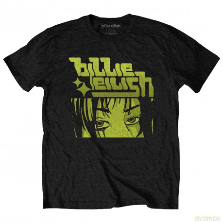 Billie Eilish: Unisex T-Shirt: Anime Logo (Black) (Medium)