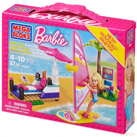 MEGA BLOKS Barbie Dzień na plaży [KLOCKI]