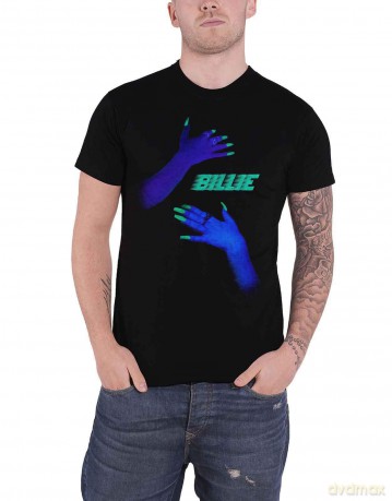 Billie Eilish: Unisex T-Shirt: Hug (Black) (Medium)
