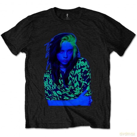 Billie Eilish: Unisex T-Shirt: Press Photo (Black) (Small)