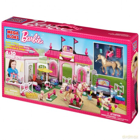 MEGA BLOKS Barbie Stadnina Koni [KLOCKI]