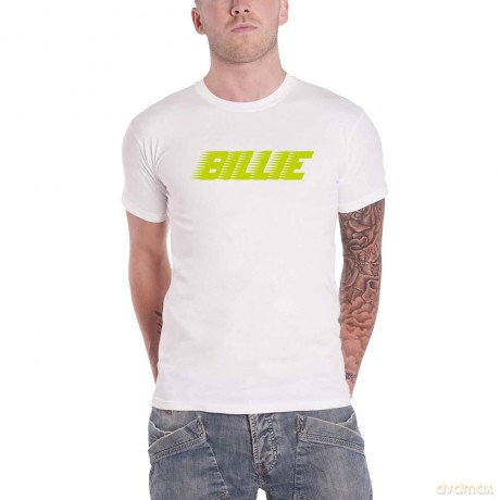 Billie Eilish: Unisex T-Shirt: Racer Logo (White) (X-Large)