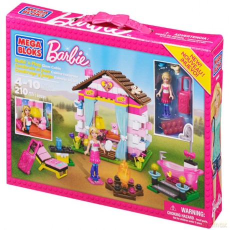 MEGA BLOKS Barbie Świecąca przymierzalni [KLOCKI]